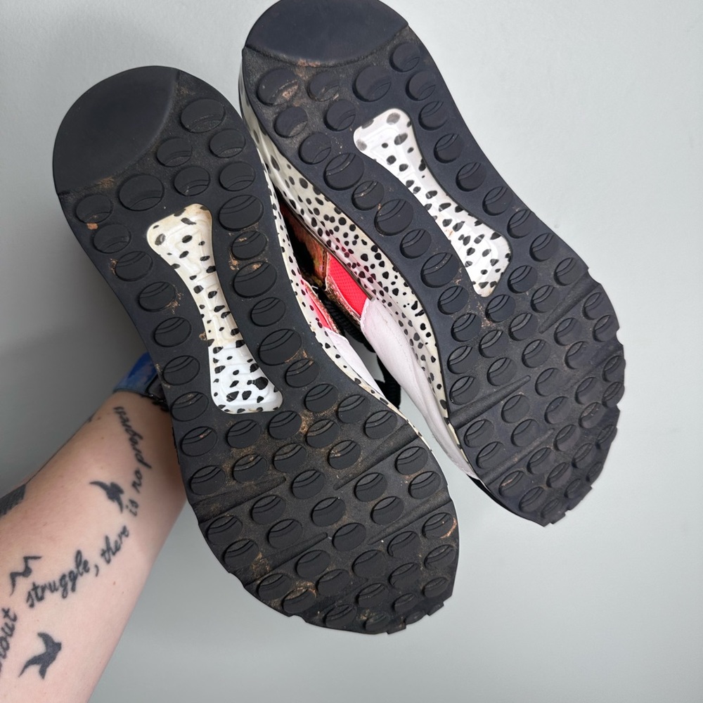 Steve Madden Cliff Coral Leopard Print Sneakers Shoes Wmns Sz 7! - Picture 8 of 8